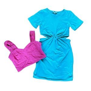 NEW Rolla Coster Dress And Midnight Sky Crop Top